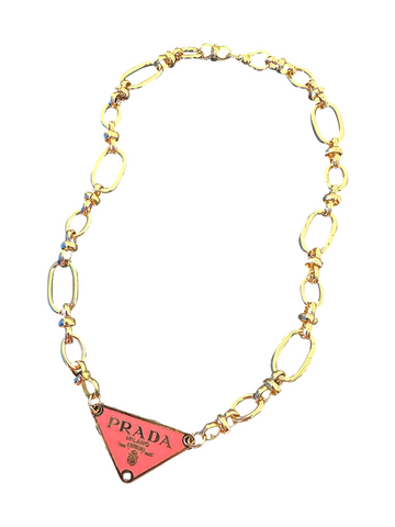 P-RAD Pink Tag Necklace