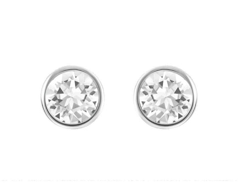 Classic Swarovski Silver Stud Earring
