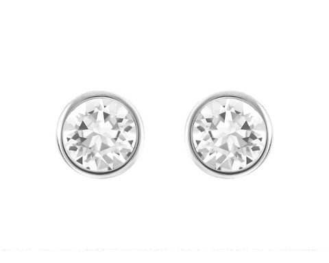 Classic Swarovski Silver Stud Earring