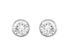 Classic Swarovski Silver Stud Earring