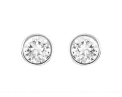 Classic Swarovski Silver Stud Earring