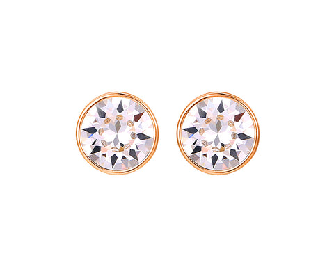 Classic Swarovski Gold Stud Earring