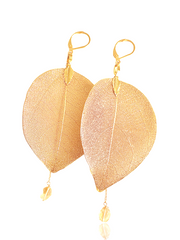 Gold Leaf Earrings