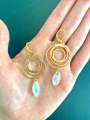 Eternity Moon Earrings